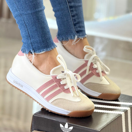MAFALDA ADIDAS RETRO DAMA BEIGE X ROSA