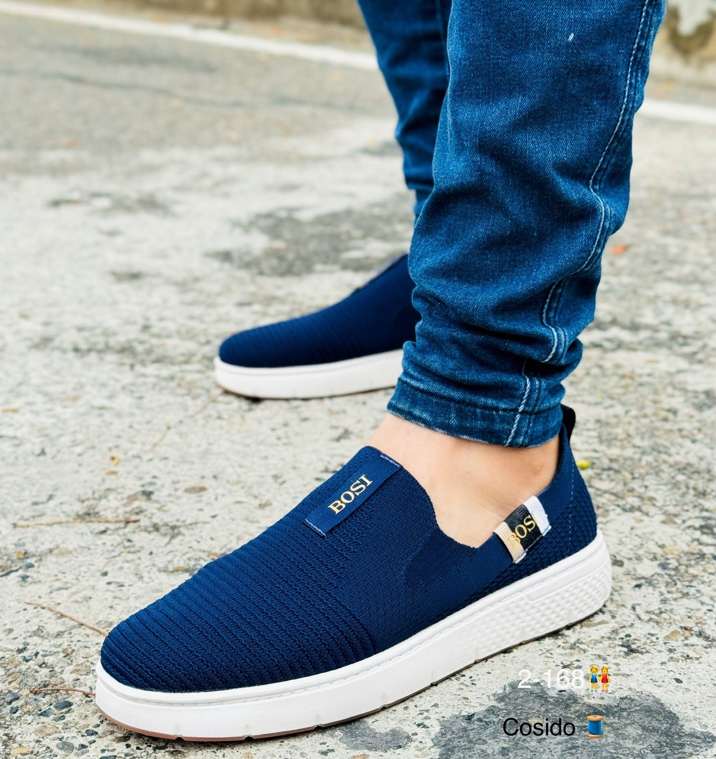 MOCASIN TELA BOSI CABALLERO V1