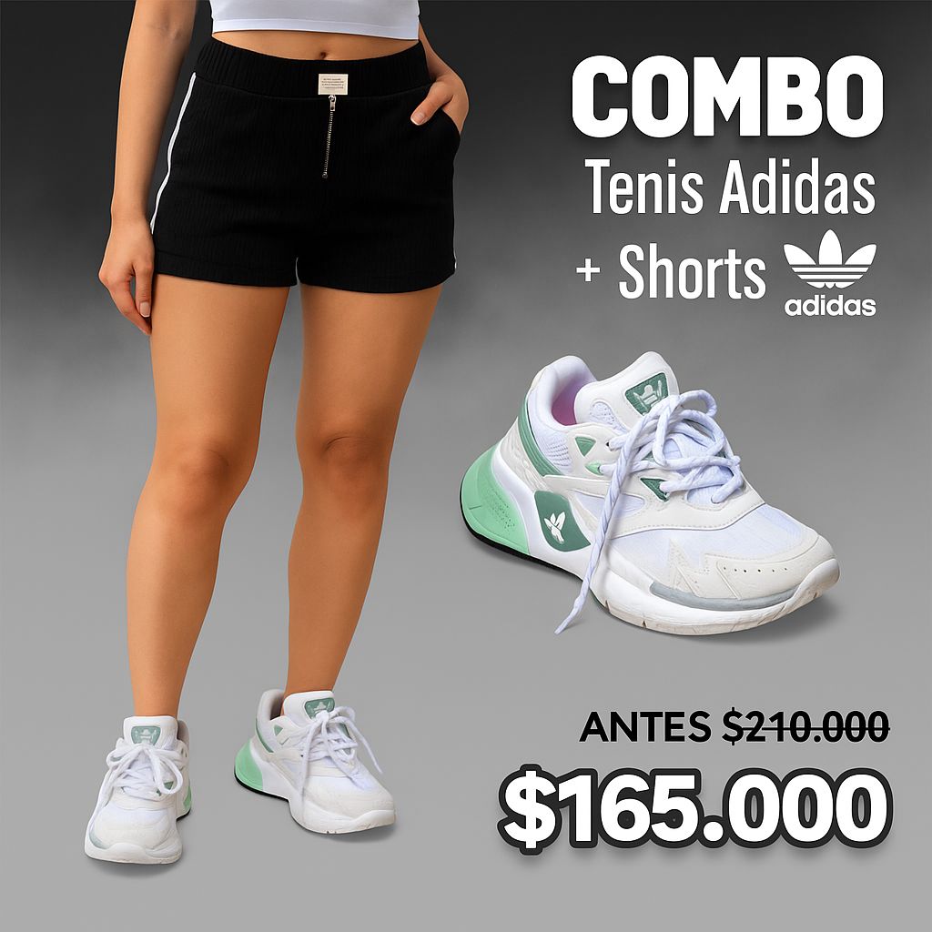 TENIS ADIDAS + SHORT PREMIUM