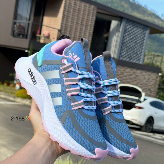 ADIDAS PEGASUS AZUL X ROSA