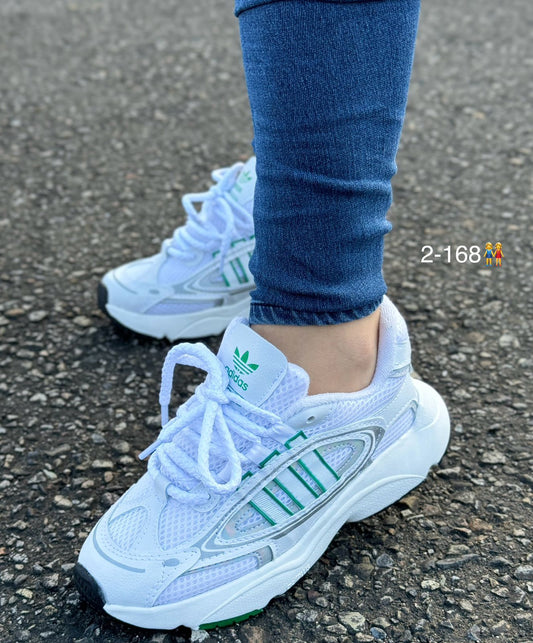 ADIDAS ADIPLUS DAMA BLANCO X VERDE
