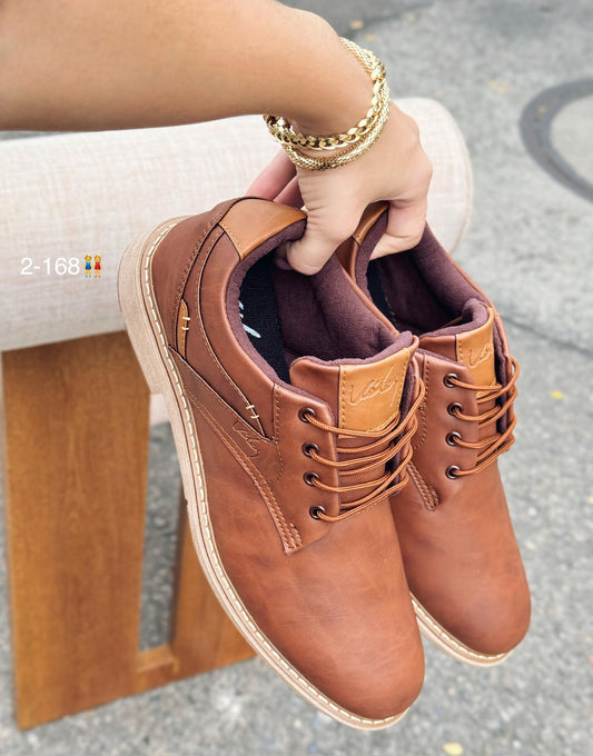 ZAPATO VELEZ MARRON