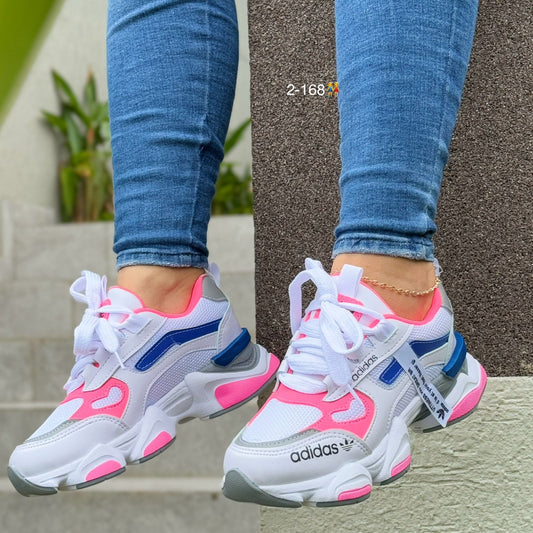 ADIDAS BAD BLANCO X ROSA