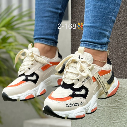 ADIDAS BAD BEIGE X NARANJA